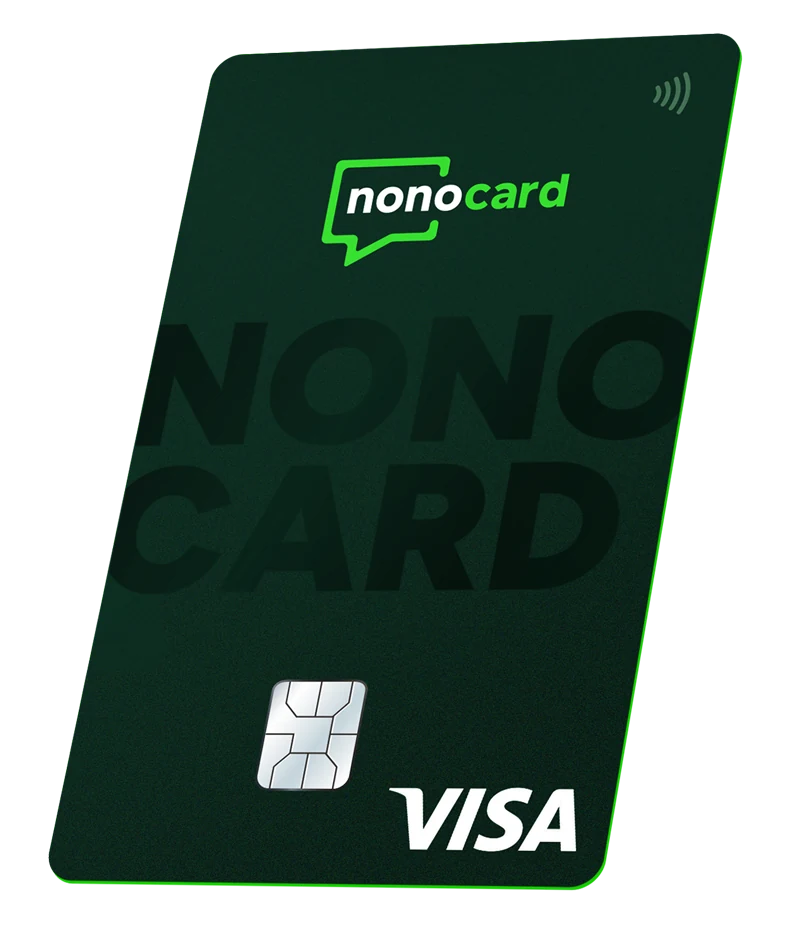 Tarjeta verde nonocard plus